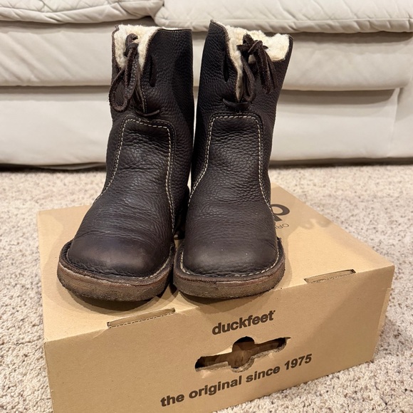 Duckfeet Arhus Chocolate Leather Boots EU 38 - Picture 6 of 9
